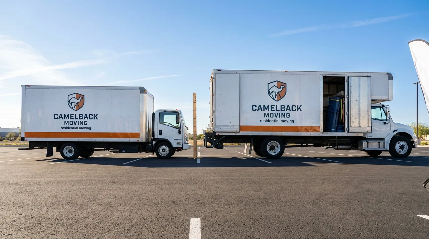 Moving truck size capacity guide in South Pasadena